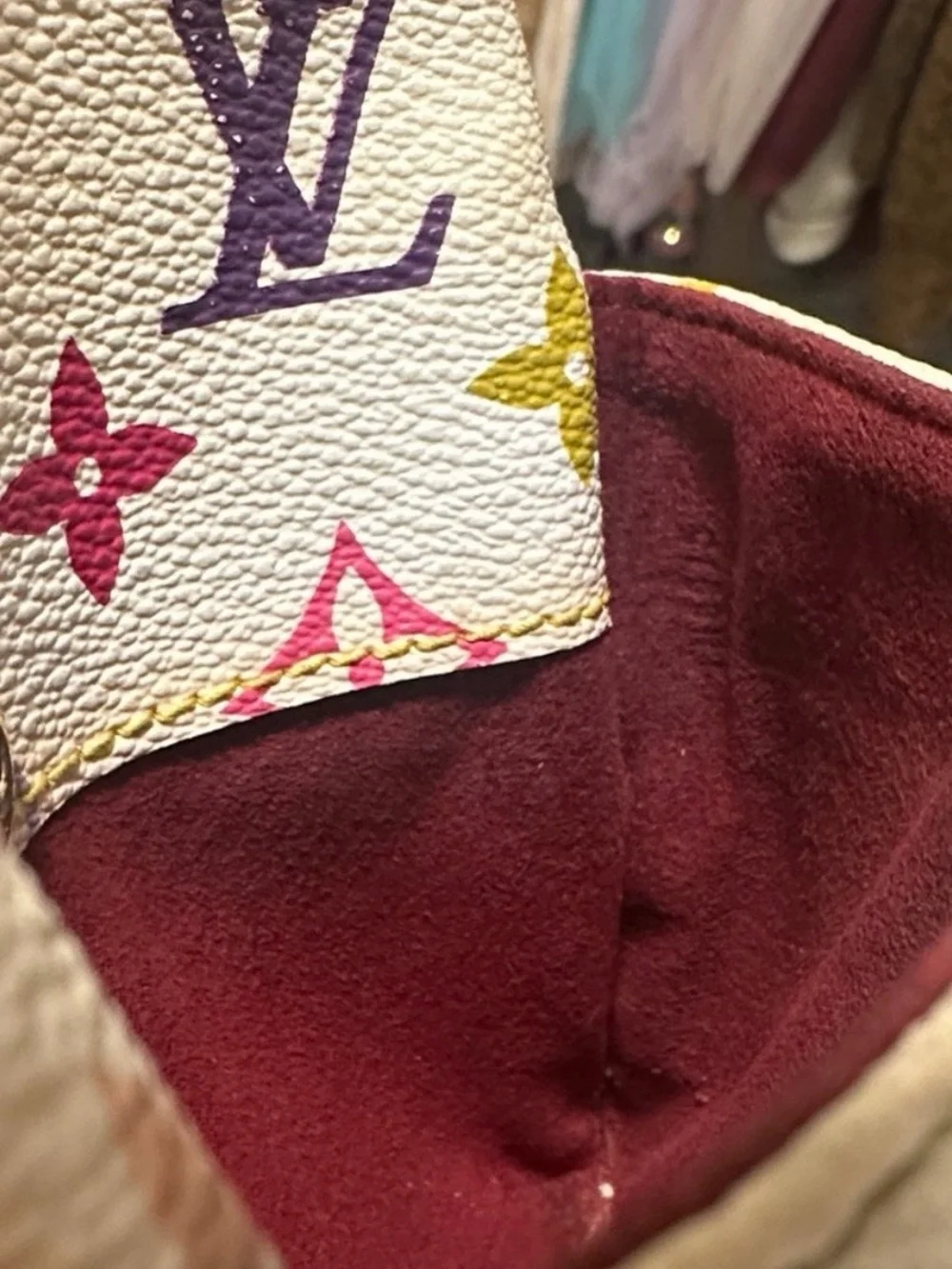 Authentic Louis Vuitton Monogram Multicolore Rift Bag